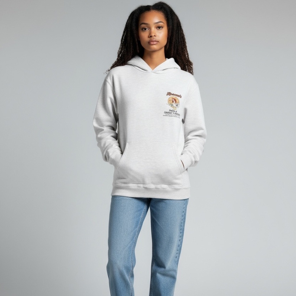 Madhappy x Roscoe's House of Chicken 'n Waffles fleece hoodie in ash heather